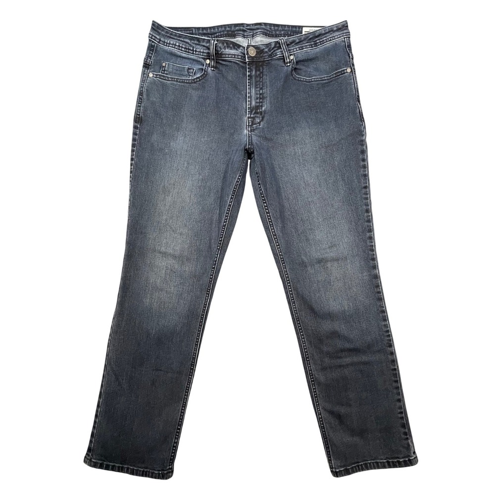 Buffalo Dark Gray Jeans Jackson Slim Straight Mens 36x30